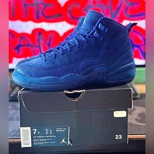 Jordan 12 Retro BG ‘Deep Royal’ Preloved OG All Size 7Y.
